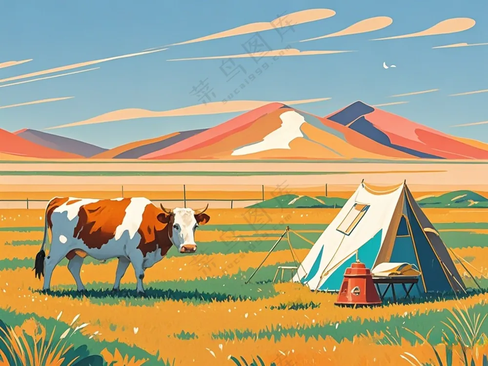 草原和牛1 像素4200*3150