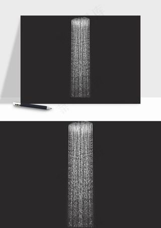 雨水雨滴水珠下雨元素png免抠