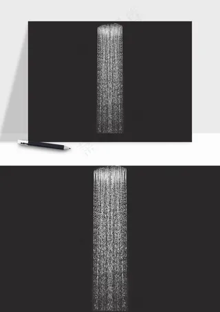 雨水雨滴水珠下雨元素png免抠