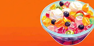 夏日饮品饮料清凉背景