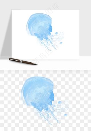 水母章鱼海底生物png免抠图