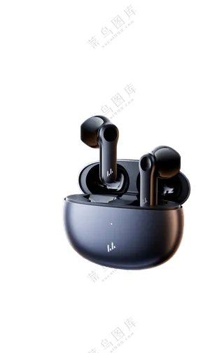 蓝牙耳机+可充电+黑+听东西