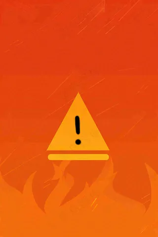 高温预警炎热背景