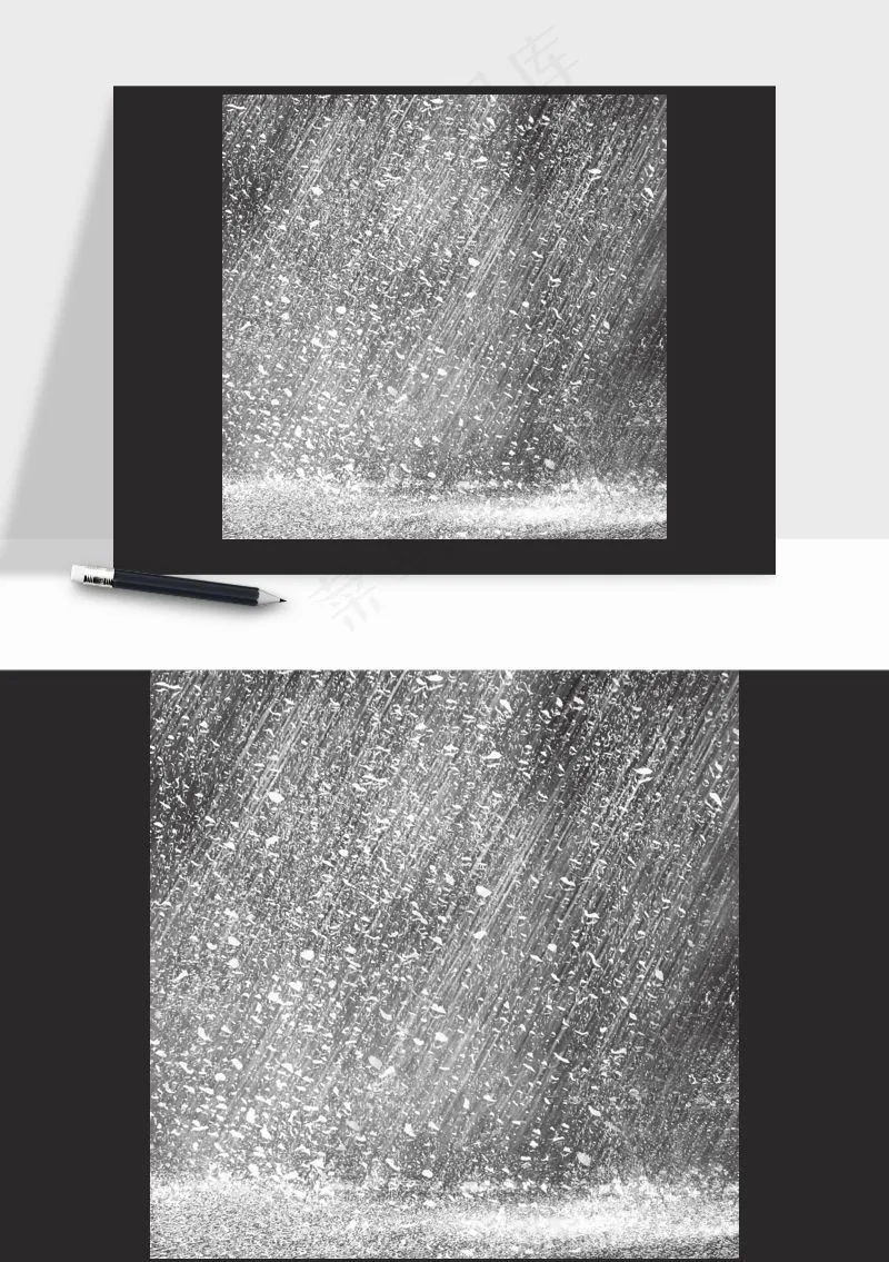 雨水雨滴水珠下雨元素png免抠