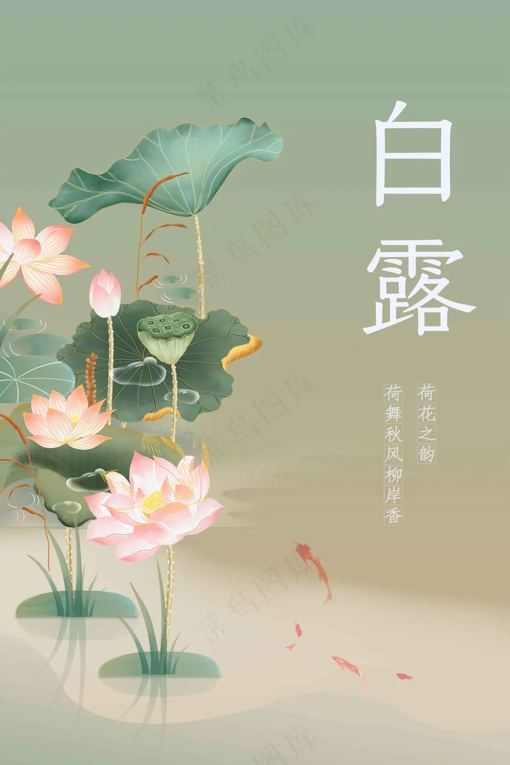 白露节气传统活动海报