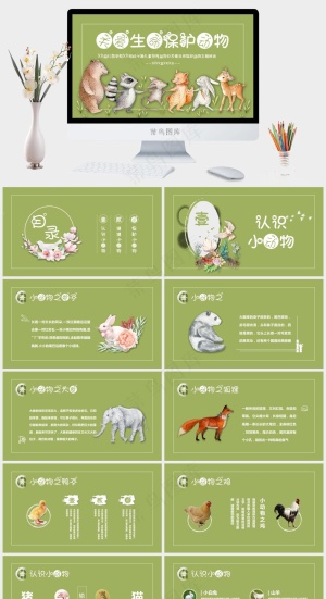 保护野生动物生态环境保护PPT预览图