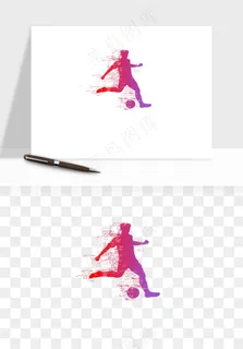 手绘踢足球运动人物png免抠 手绘踢足球运动人物png免抠