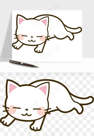 卡通狗狗猫咪png免抠