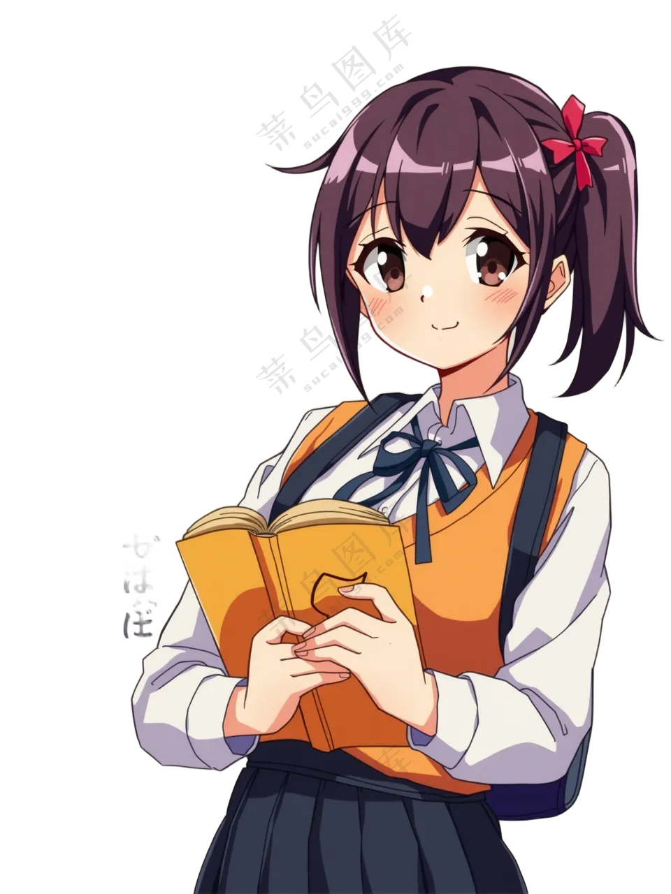 读书的女学生