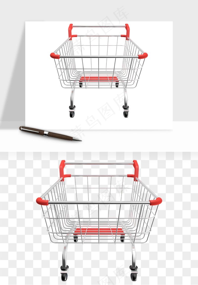 购物车购物篮png免抠图