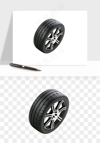 轮胎汽车零件png免抠