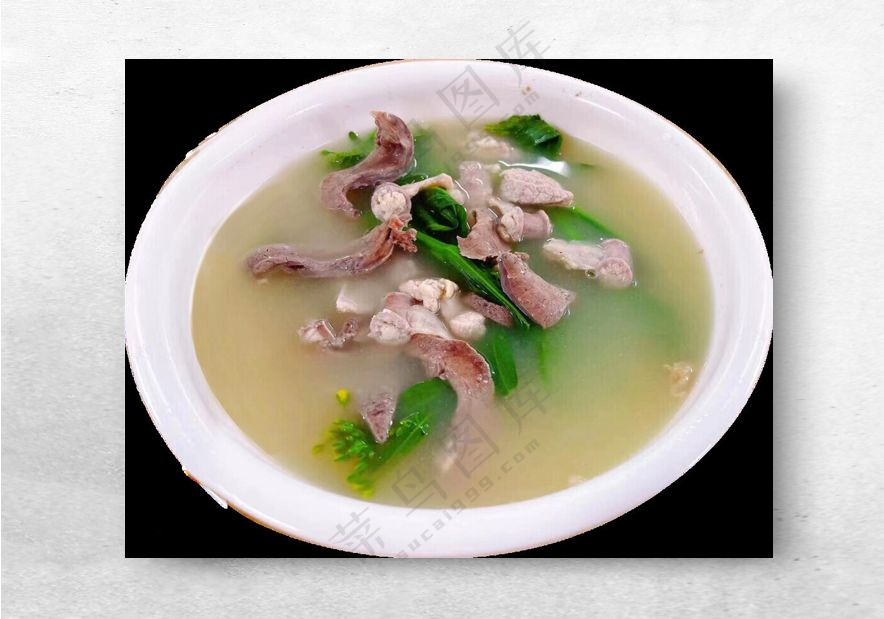 猪杂汤瘦肉汤广告设计