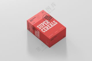 长方形纸盒药品包装盒子样机-04