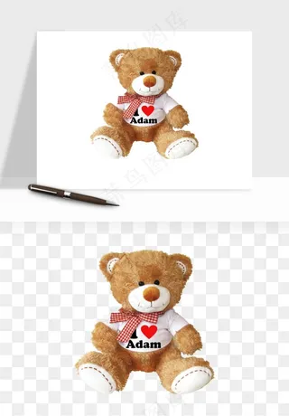 泰迪熊玩具熊png免抠