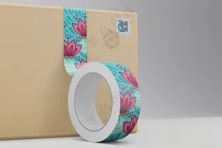 文创贴纸邮票样机-15