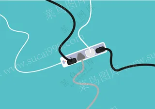 超负荷的插线板