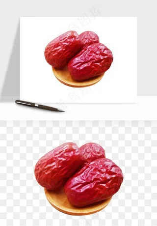 红枣大枣png免抠