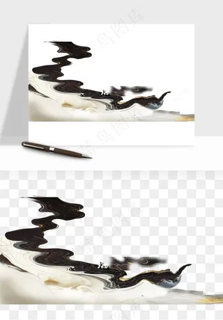 国潮祥云海浪云层云彩png免抠