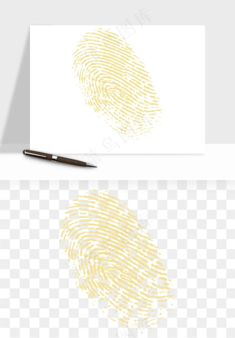 指纹手指纹路png免抠