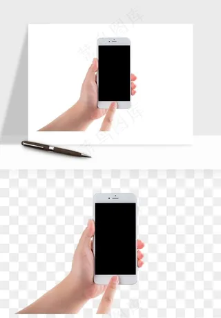 手拿手机素材png免抠