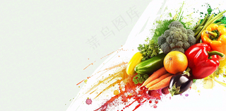 农林蔬果生鲜店水果店蔬菜店背景