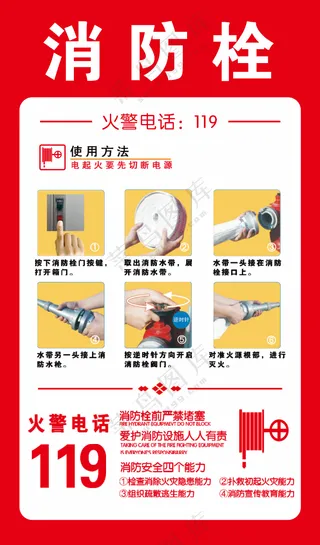 消防栓使用方法