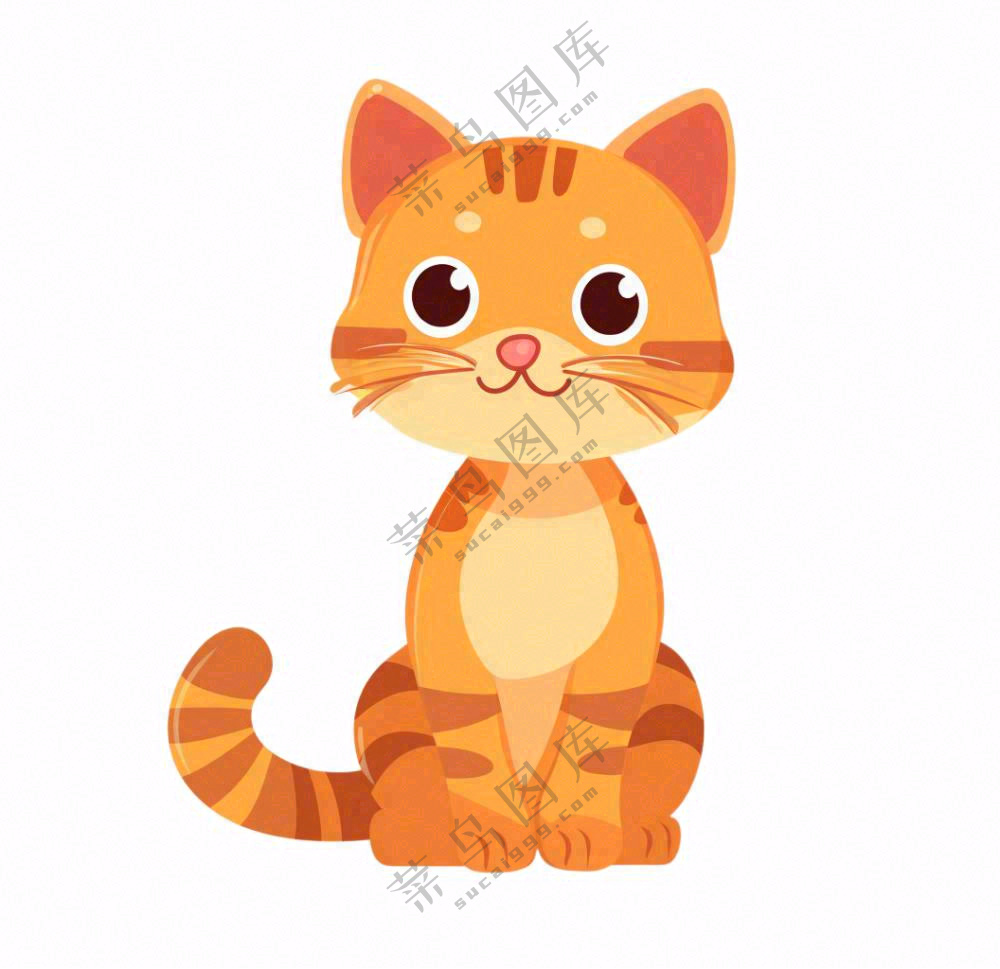 萌宠宠物卡通小猫可爱免抠