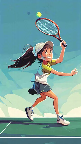 网球运动培训背景