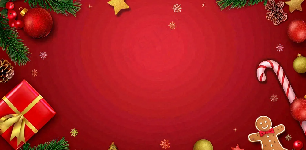 平安夜卡通节日背景