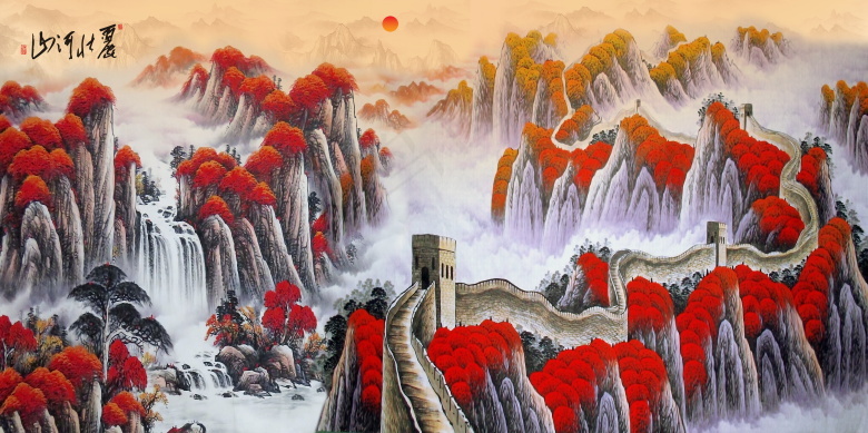 鸿运当头喷绘原图