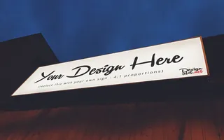 户外店招灯箱位LOGO广告牌-103