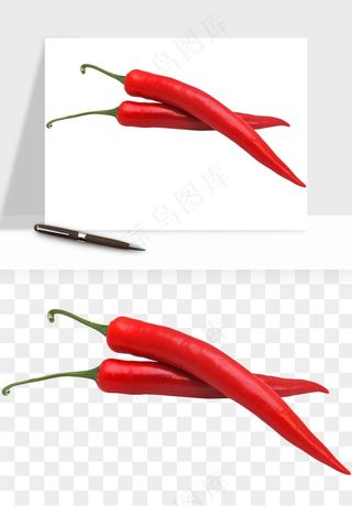 红辣椒尖椒png免抠
