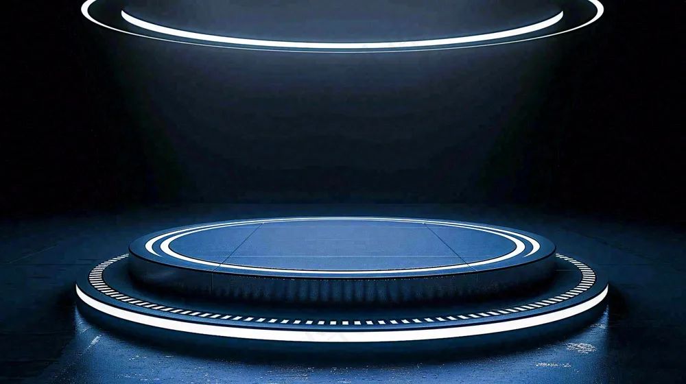 数码科技线光几何背景