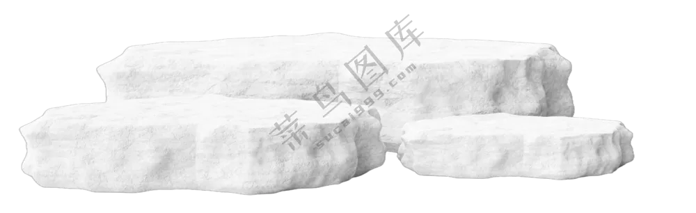 免抠中国风景观园林用石块