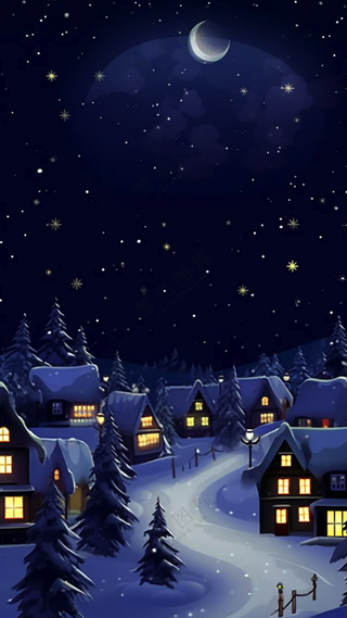 平安夜手机海报