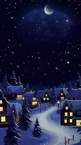 平安夜手机海报