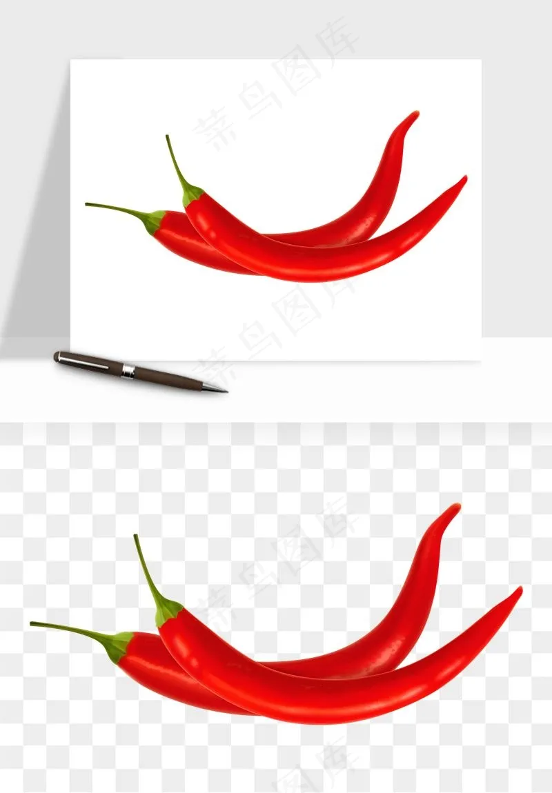 红辣椒尖椒png免抠