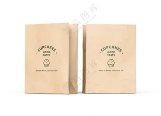 牛皮纸袋食品包装袋外卖打包袋样机-08