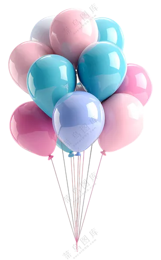 派对气球-彩色派对气球