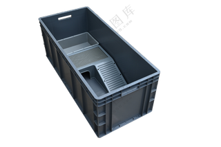 乌龟养殖盒+整套+深灰色+养殖乌龟