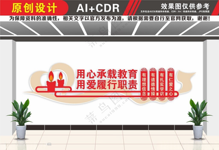 教师办公室文化墙学校办公室老师文化墙