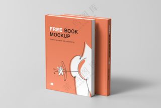 16硬壳书籍书本画册封面样机