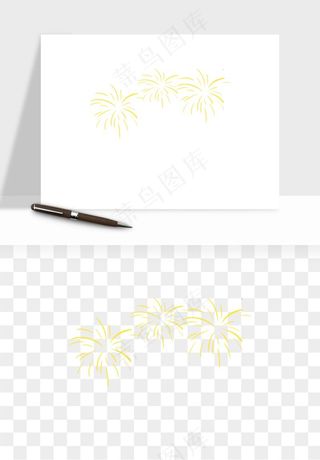 卡通烟花烟火礼花png免抠