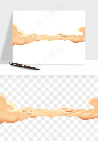 国潮祥云海浪云层云彩png免抠