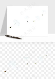 唯美蒲公英种子png免抠 唯美蒲公英种子png免抠