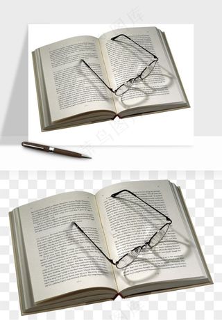 翻开书籍打开书本png免抠