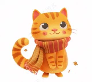 小猫猫咪宠物动物卡通插画免抠