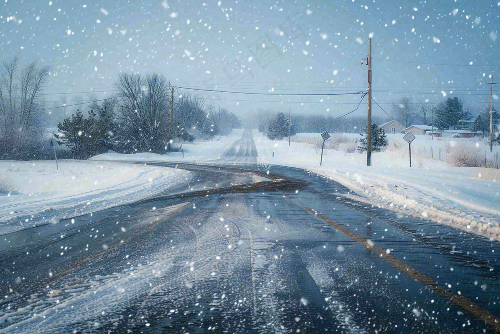 暴雪预警通知公告背景