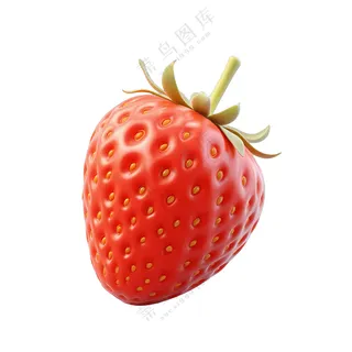 草莓红艳多汁