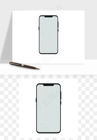 手机边框模型矢量png免抠